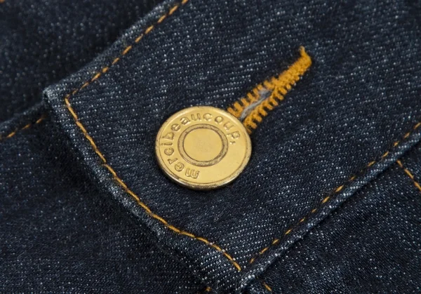 メルシーボークーmercibeaucoup フロントポケットデザインストレッチデニムパンツ インディゴ4 K-116721_004