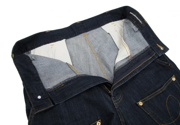 メルシーボークーmercibeaucoup フロントポケットデザインストレッチデニムパンツ インディゴ4 K-116721_005