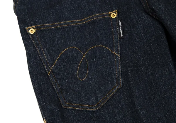 メルシーボークーmercibeaucoup フロントポケットデザインストレッチデニムパンツ インディゴ4 K-116721_007