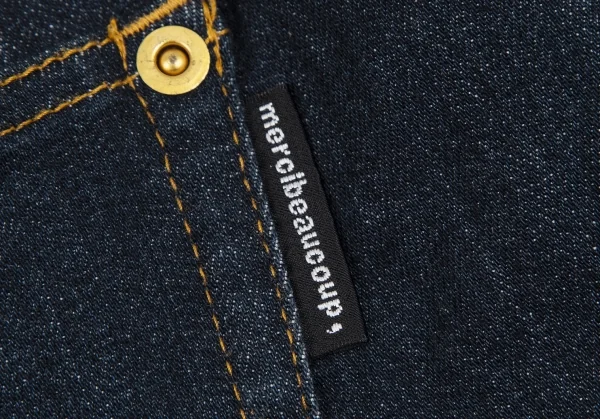 メルシーボークーmercibeaucoup フロントポケットデザインストレッチデニムパンツ インディゴ4 K-116721_008