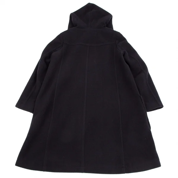 ズッカZUCCA メルトンウールフーテッドコート 紺S K-116727_014