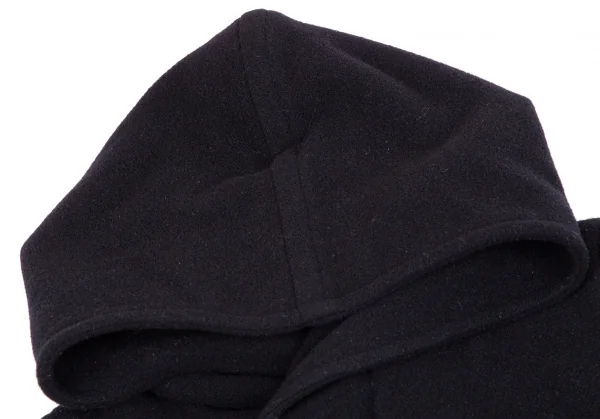 ズッカZUCCA メルトンウールフーテッドコート 紺S K-116727_004
