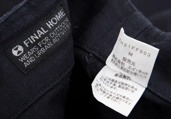 ファイナルホームFINAL HOME ダブルウエストデザインパンツ 紺M K-116730_015