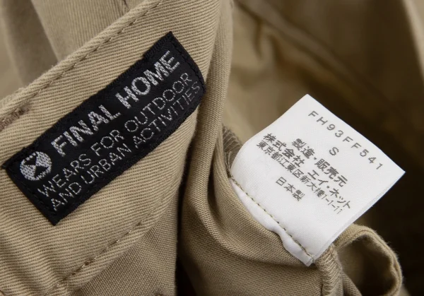 ファイナルホームFINAL HOME コットン変形チノパンツ ベージュS K-116731_018