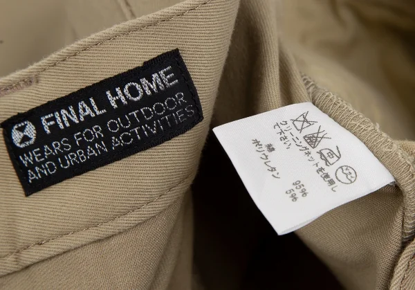 ファイナルホームFINAL HOME コットン変形チノパンツ ベージュS K-116731_019