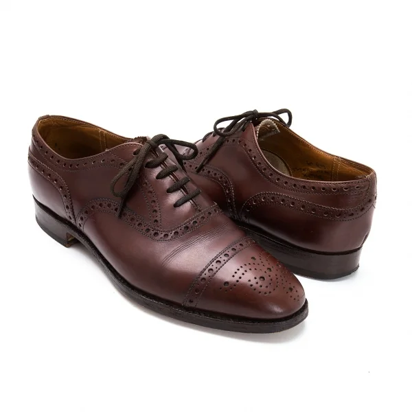 チャーチ Church's レザーウィングチップシューズ 60E(24.5cm位) 茶60E(24.5cm位) K-116738_001