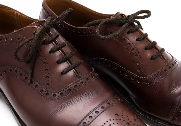チャーチ Church's レザーウィングチップシューズ 60E(24.5cm位) 茶60E(24.5cm位) K-116738_011