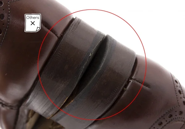 チャーチ Church's レザーウィングチップシューズ 60E(24.5cm位) 茶60E(24.5cm位) K-116738_005