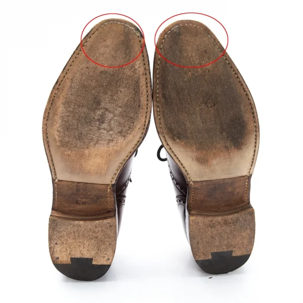 チャーチ Church's レザーウィングチップシューズ 60E(24.5cm位) 茶60E(24.5cm位) K-116738_006