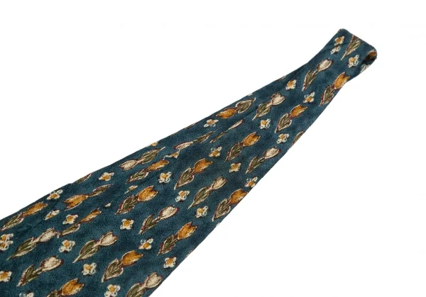エルメネジルドゼニアErmenegildo Zegna チューリッププリントシルクネクタイ 青他 K-116747_003