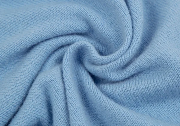 ケイタマルヤマKEITA MARUYAMA ウールカシミヤ花刺繍ニットカーディガン 水色1 K-116760_017