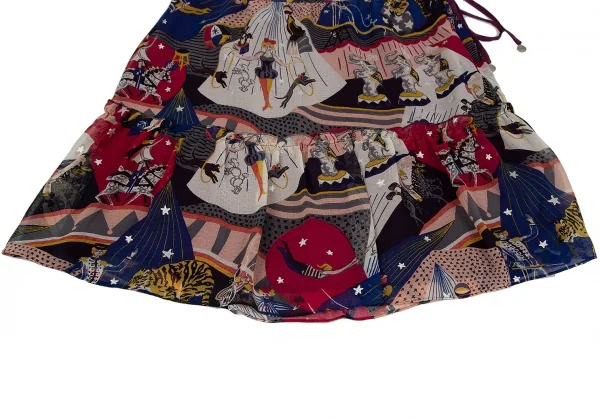 ケイタマルヤマKEITA MARUYAMA サーカスプリントポリシフォンスカート マルチ1 K-116782_009