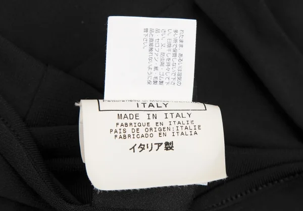 ヴェルサーチ ジーンズクチュールVERSACE JEAN COUTURE チェーン刺繍アシンメトリートップス 黒S K-116809_018