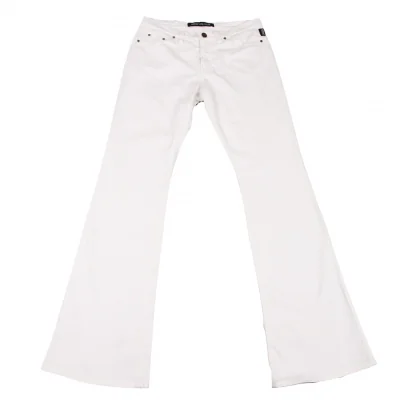 VERSACE JEANS COUTURE Stretch Cotton Flare Pants