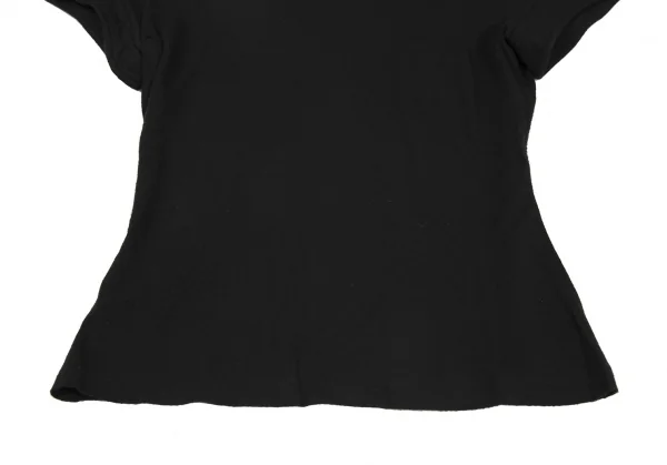 ヴェルサーチVERSACE ショルダーベルトデザインTシャツ 黒S位 K-116815_007