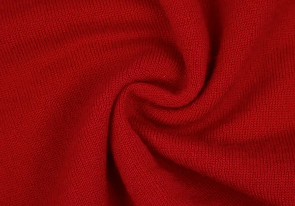 ヴェルサーチVERSACE ワンポイント刺繍タートルネックノースリーブニット 赤38 K-116817_013