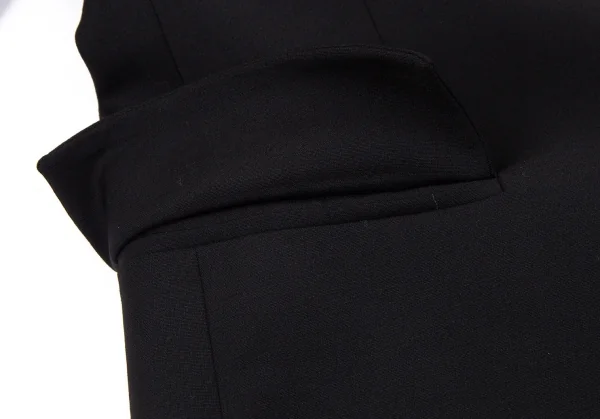 ヴェルサーチVERSACE 裏ゴシックプリントストレッチメデューサボタンジャケット 黒38 K-116822_015