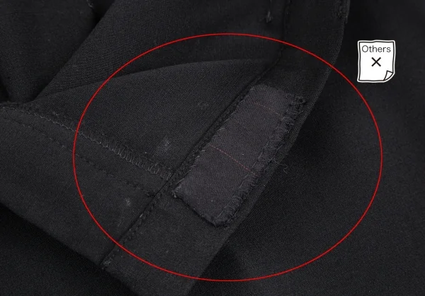 ヴェルサーチVERSACE ストレッチメデューサボタンパンツ 黒38 K-116823_005