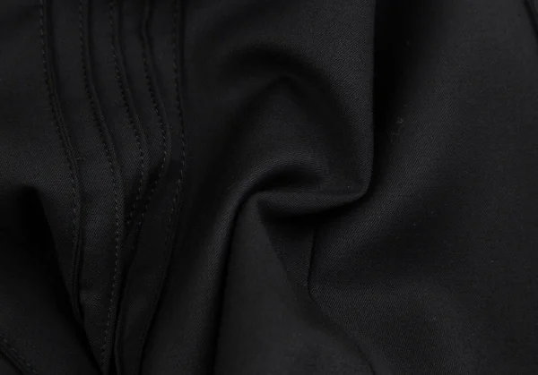 ジャンニヴェルサーチGIANNI VERSACE スタンドカラーピンタックジャケット 黒40 K-116825_014