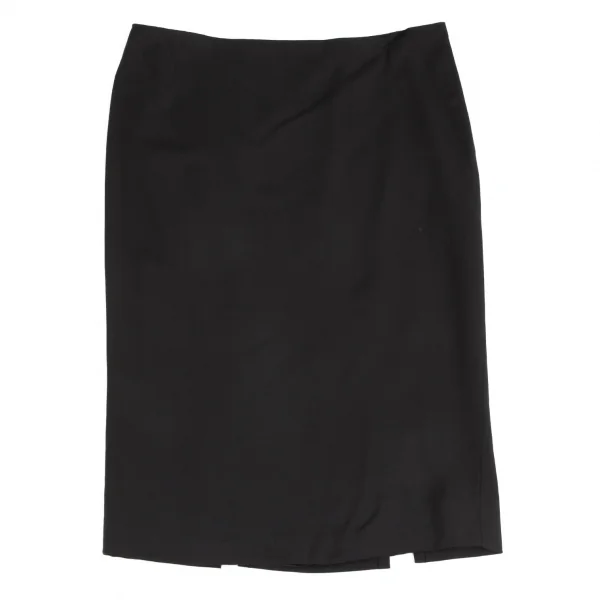 ジャンニヴェルサーチGIANNI VERSACE ダブルストレッチスカート 黒40 K-116826_002