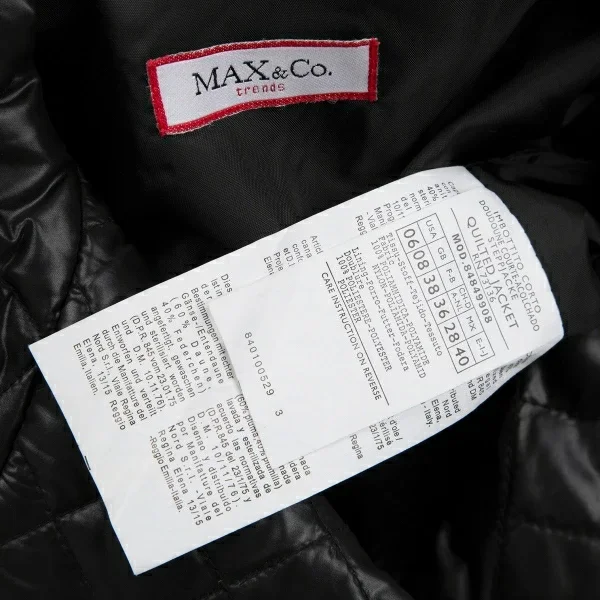 MAX&Co Quilting Switch Rider Down Jacket K-116847_020