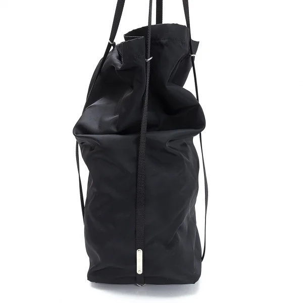 ヘルムートラングHELMUT LANG メタルプレートダッフルバッグ 黒 K-116852_003