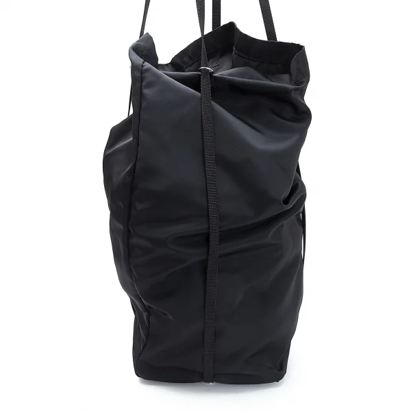 ヘルムートラングHELMUT LANG メタルプレートダッフルバッグ 黒 K-116852_005