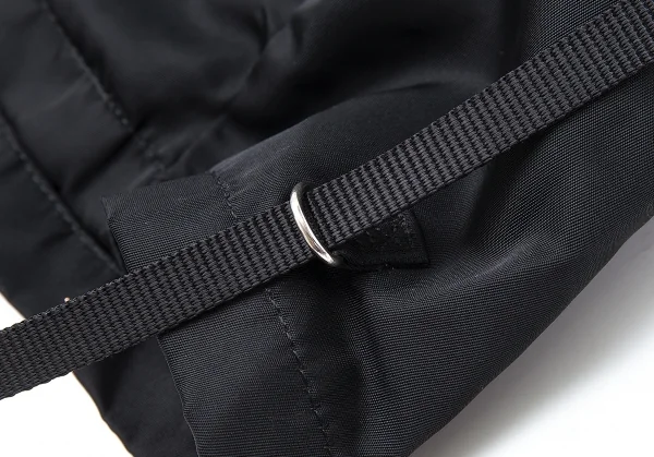 ヘルムートラングHELMUT LANG メタルプレートダッフルバッグ 黒 K-116852_009