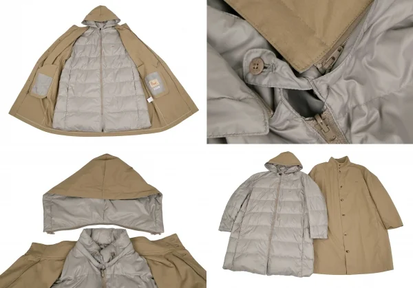 Papas Down Liner Stand Collar Coat K-116854_009