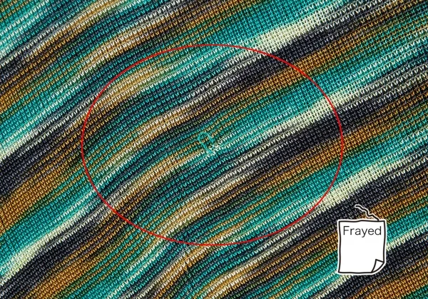ミッソーニMISSONI 襟付きグラデーションニットトップス 緑M位 K-116856_016