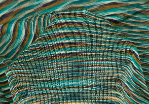 ミッソーニMISSONI 襟付きグラデーションニットトップス 緑M位 K-116856_017