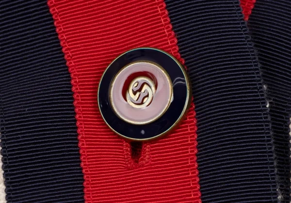 グッチGUCCI シェリーラインツイードカーディガン アイボリー赤他40 K-116874_005