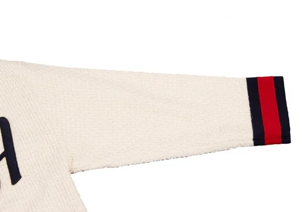 グッチGUCCI シェリーラインツイードカーディガン アイボリー赤他40 K-116874_007