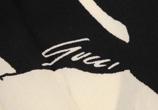 グッチGUCCI フローラルグラフィックプリントセットアップスーツ 8 黒ベージュ48 K-116879_016