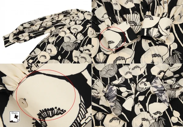 グッチGUCCI フローラルグラフィックプリントセットアップスーツ 8 黒ベージュ48 K-116879_005