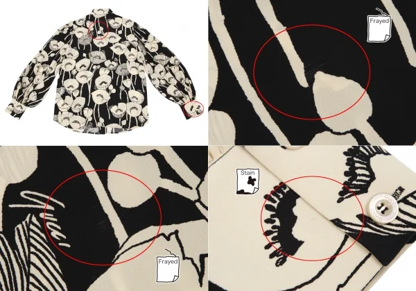 グッチGUCCI フローラルグラフィックプリントセットアップスーツ 8 黒ベージュ48 K-116879_007