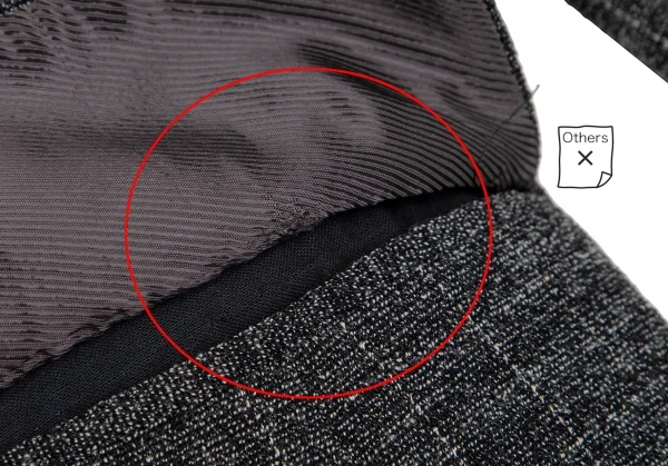 ケンゾー オムKENZO HOMME ピンストライプ4Bジャケット チャコール52 K-116889_011