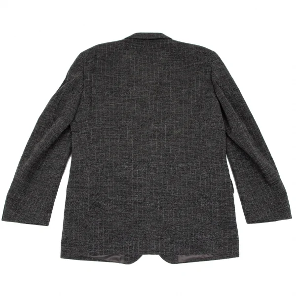 ケンゾー オムKENZO HOMME ピンストライプ4Bジャケット チャコール52 K-116889_013
