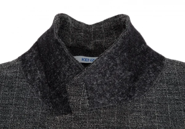 ケンゾー オムKENZO HOMME ピンストライプ4Bジャケット チャコール52 K-116889_004