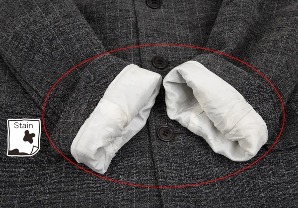 ケンゾー オムKENZO HOMME ピンストライプ4Bジャケット チャコール52 K-116889_007