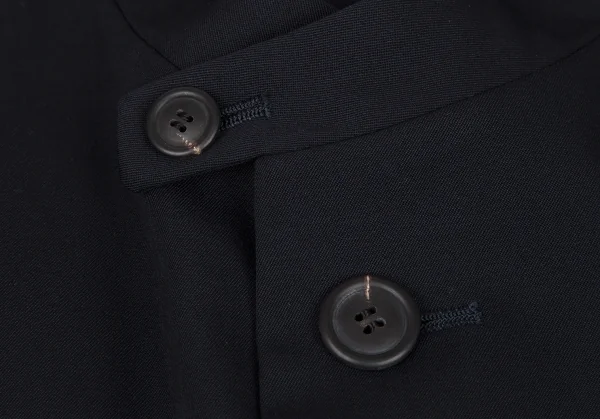 イッセイミヤケ メンISSEY MIYAKE MEN ウールギャバスタンドカラージャケット 紺XL K-116890_003