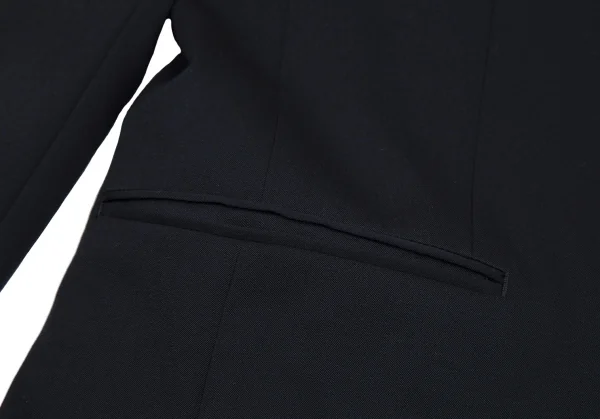 イッセイミヤケ メンISSEY MIYAKE MEN ウールギャバスタンドカラージャケット 紺XL K-116890_008