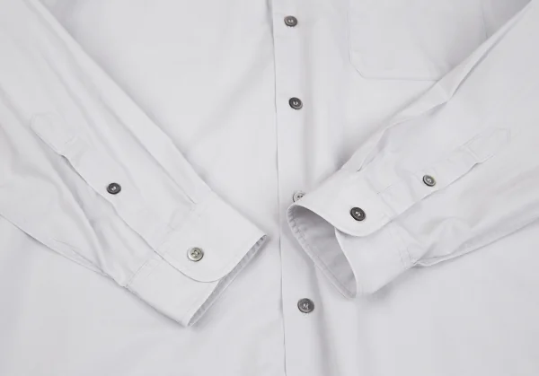ヨウジヤマモトコスチュームドオムYohji Yamamoto COSTUME D'HOMME  ブロードレギュラーシャツ ライトグレー2 K-116896_008
