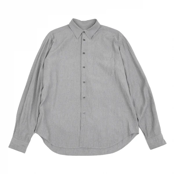 ヨウジヤマモトコスチュームドオムYohji Yamamoto COSTUME D'HOMME レギュラーシャツ グレー2 K-116898_001