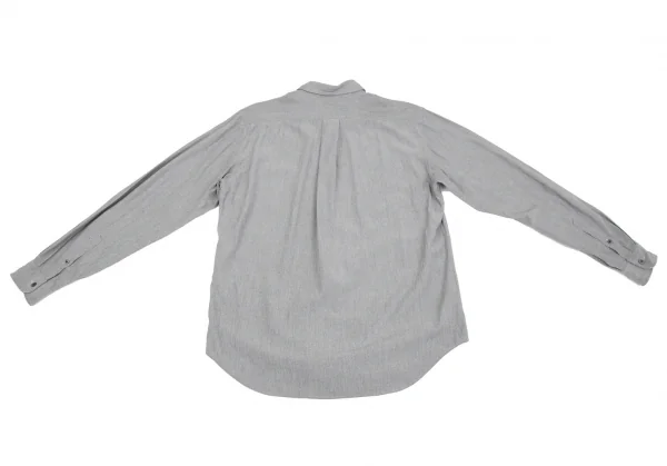 ヨウジヤマモトコスチュームドオムYohji Yamamoto COSTUME D'HOMME レギュラーシャツ グレー2 K-116898_012