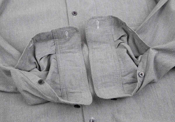 ヨウジヤマモトコスチュームドオムYohji Yamamoto COSTUME D'HOMME レギュラーシャツ グレー2 K-116898_009