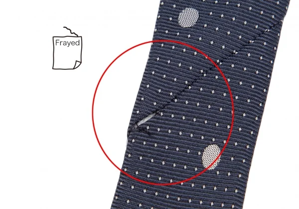 美品】ヨウジヤマモト ネクタイ ドット柄 水玉 ジャガード 黒 2025年