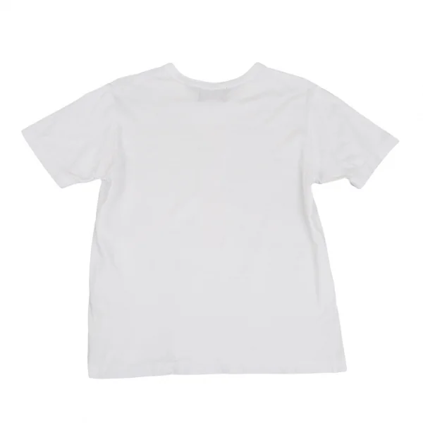 ザ ビートルズ コムデギャルソンTHE BEATLES COMME des GARCONSアップル&ユニオンジャックプリントTシャツ 白M K-116909_010