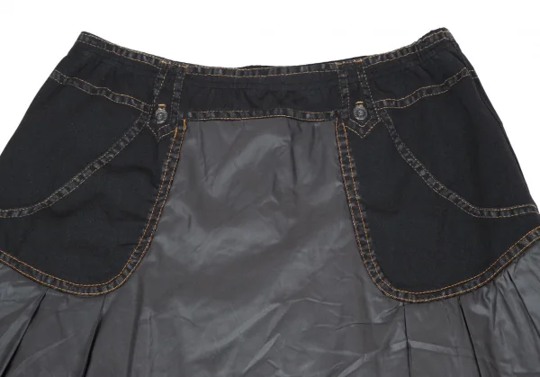 HIROKO BIS eSSeNtieL Trompe l'oeil Denim Printed Skirt K-116944_003