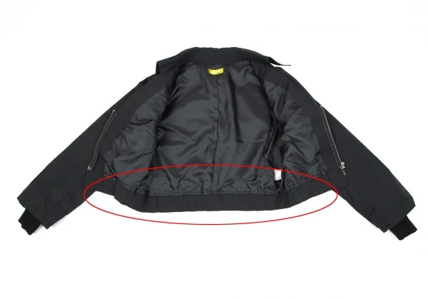 トリコ ヒロコビスTRICO HIROKO BIS ポリ中綿ジップアップショートジャケット 黒11 K-116948_011